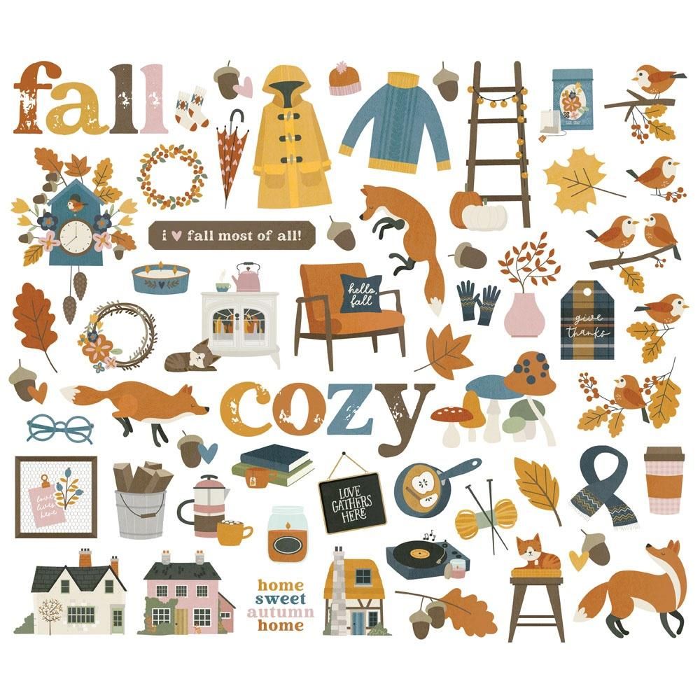 Acorn Lane Bits & Pieces Ephemera Die-cuts