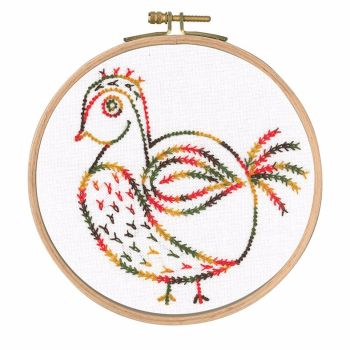 DMC LITTLE BIRDS EMBROIDERY KIT-'WHY AM I HERE?'