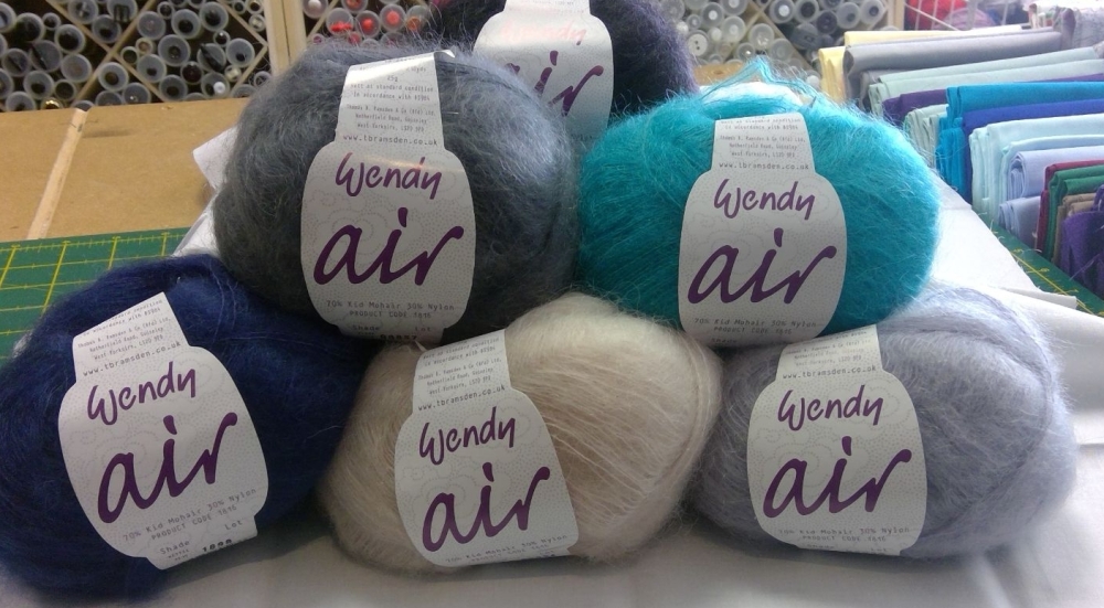 AIR BY WENDY A FINE LIGHT LACE  WEIGHT YARN