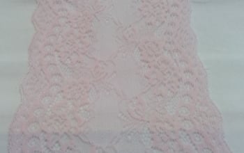 PALE PINK STRETCH LACE 