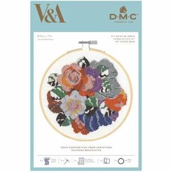 V&A DMC CROSS STITCH -DECO COMPOSITION
