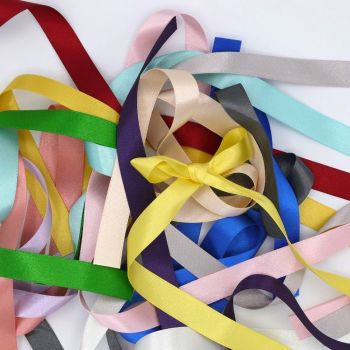 DOUBLE SIDED SATIN RIBBON  15 MM 