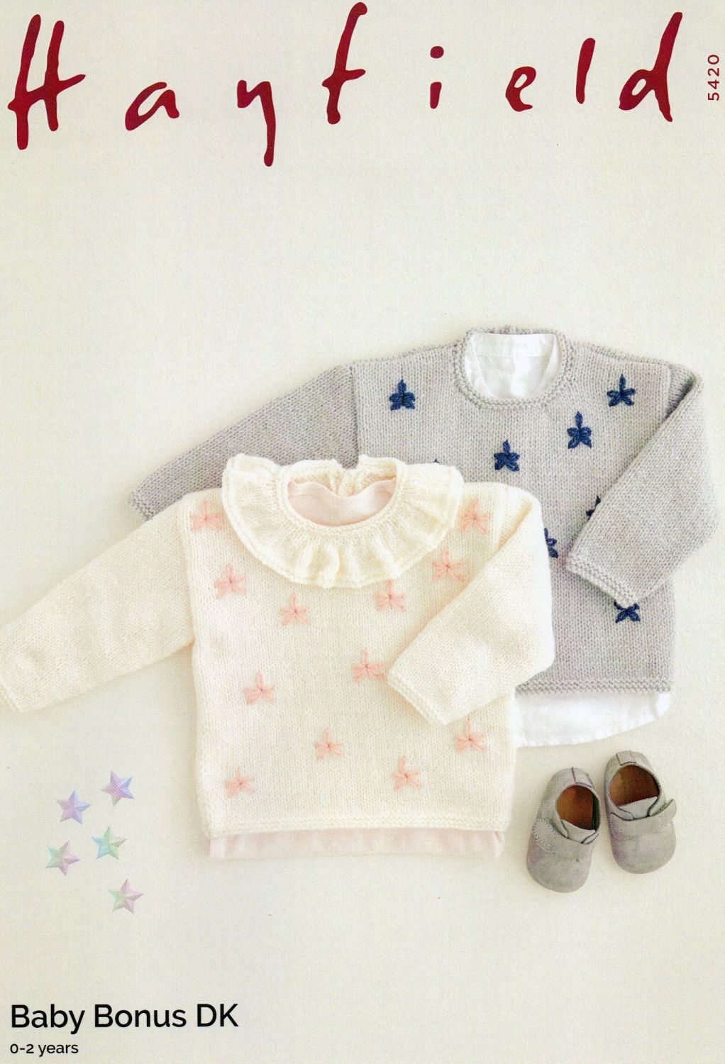 5420 - SWEATERS BY HAYFIELD IN DOUBLE KNIT YARN