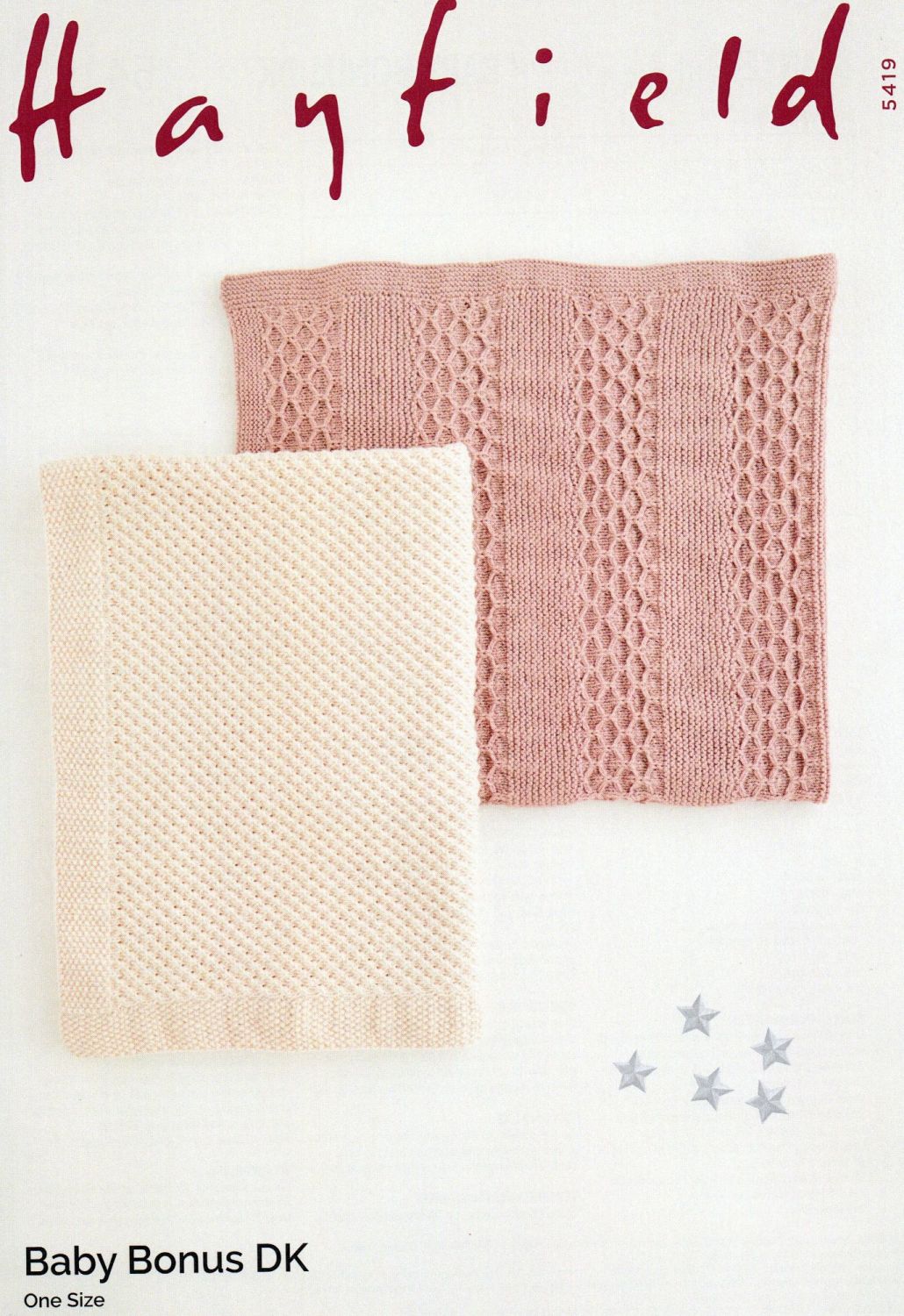 5419 - BLANKETS BY HAYFIELD IN DOUBLE KNIT YARN