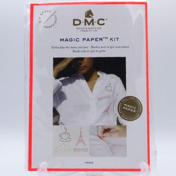 DMC MAGIC PAPER KIT- 'CROSS-STITCHED PARIS'