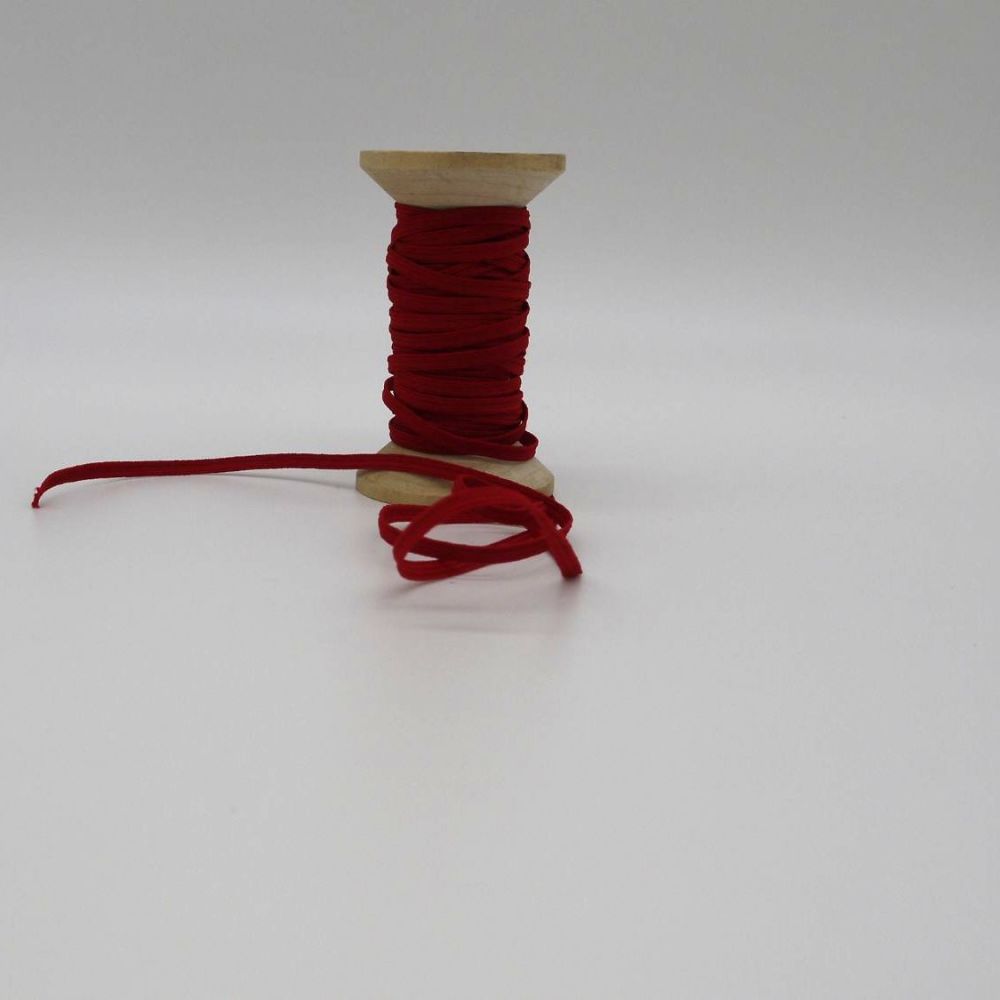 RED ELASTIC -5MM   WIDE 