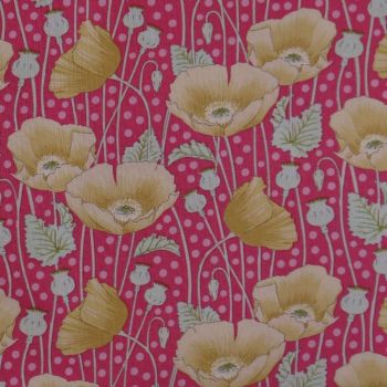 POPPIES  PINK, GARDEN LIFE COLLECTION BY TILDA 