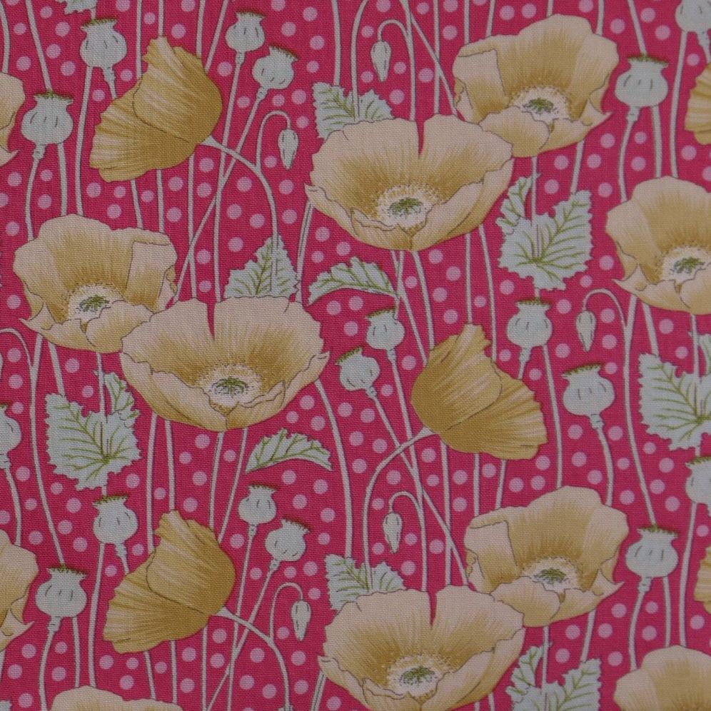 POPPIES  PINK, GARDEN LIFE COLLECTION BY TILDA 