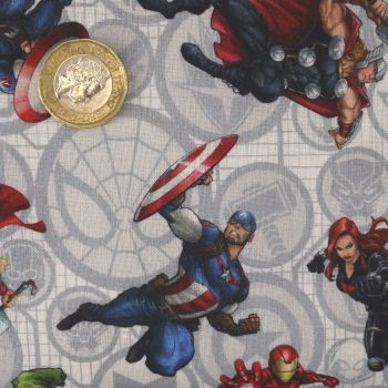  MARVEL CHARACTERS   FABRIC