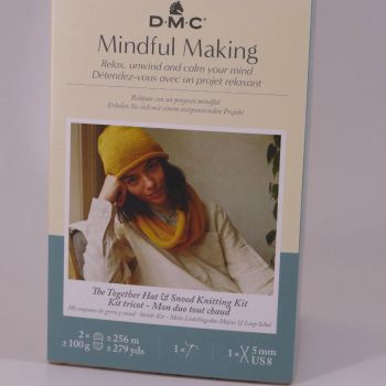 HAT AND SNOOD KNITTING KIT 