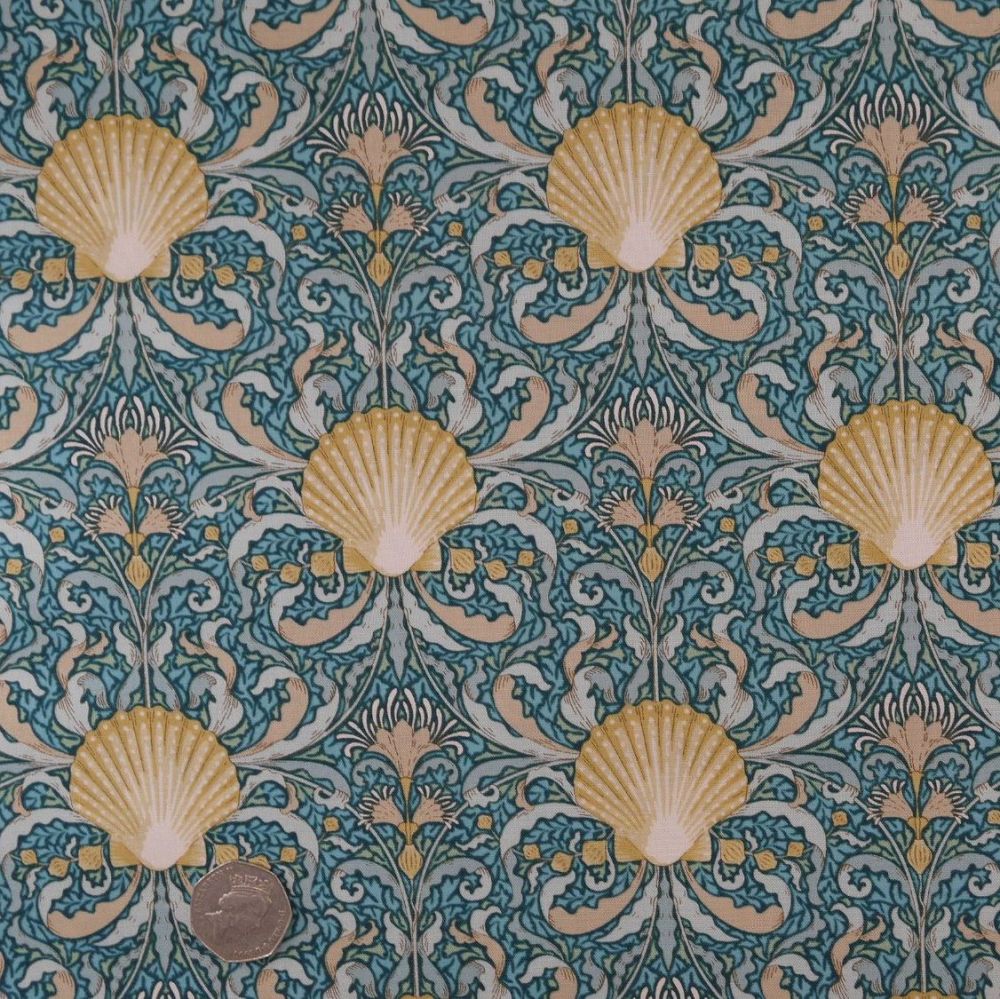 SCALLOP SHELL- TEAL