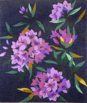 RHODODENDRONS   DMC TAPESTRY CANVAS