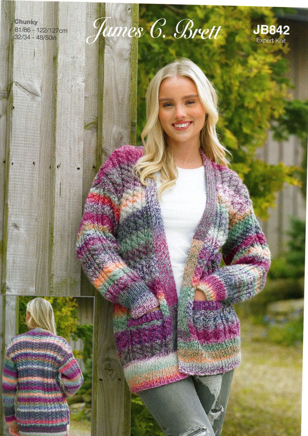 JB842 CARDIGAN BY JAMES BRETT