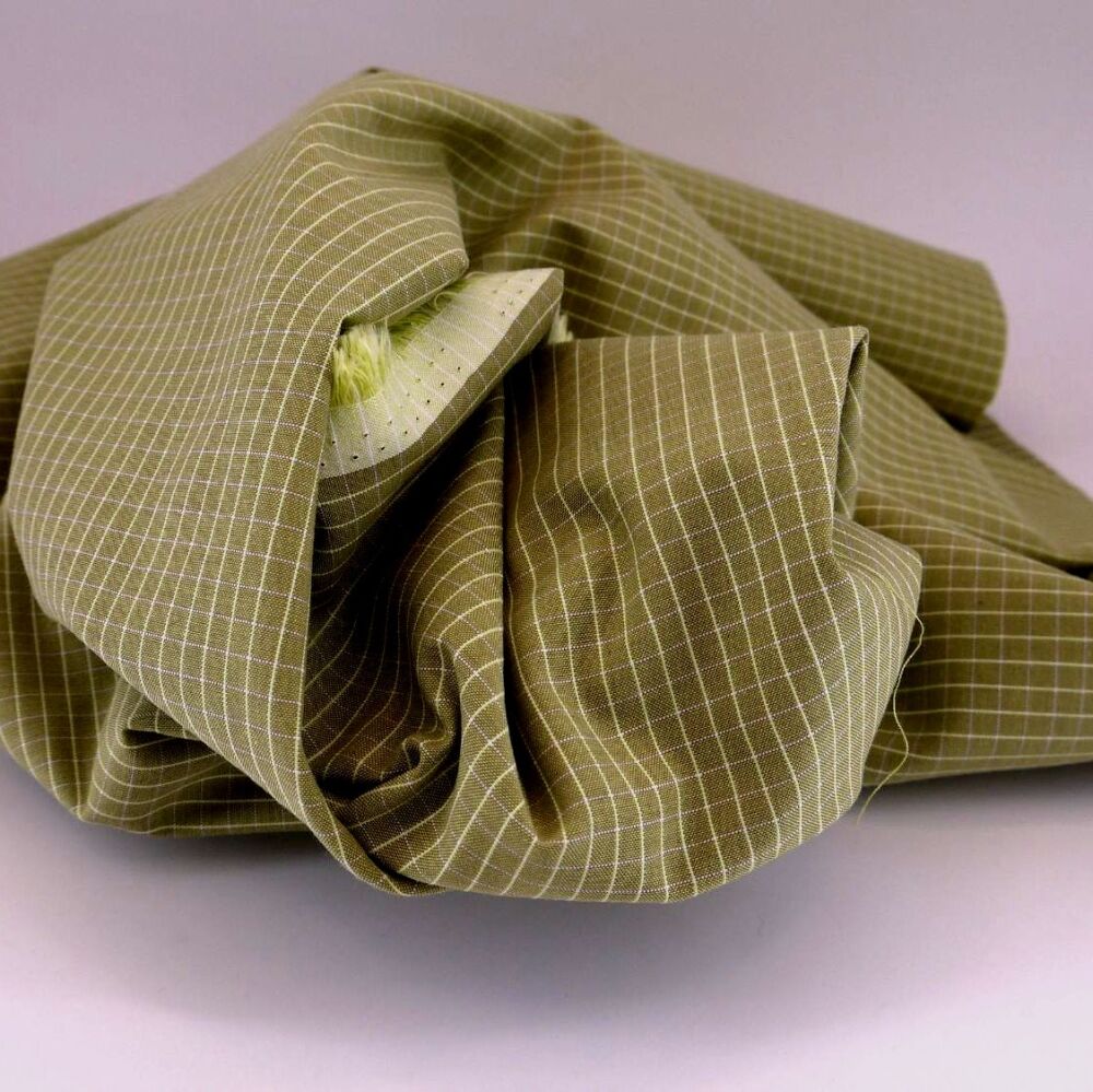 CREATING MEMORIES- PLAID PEA GREEN