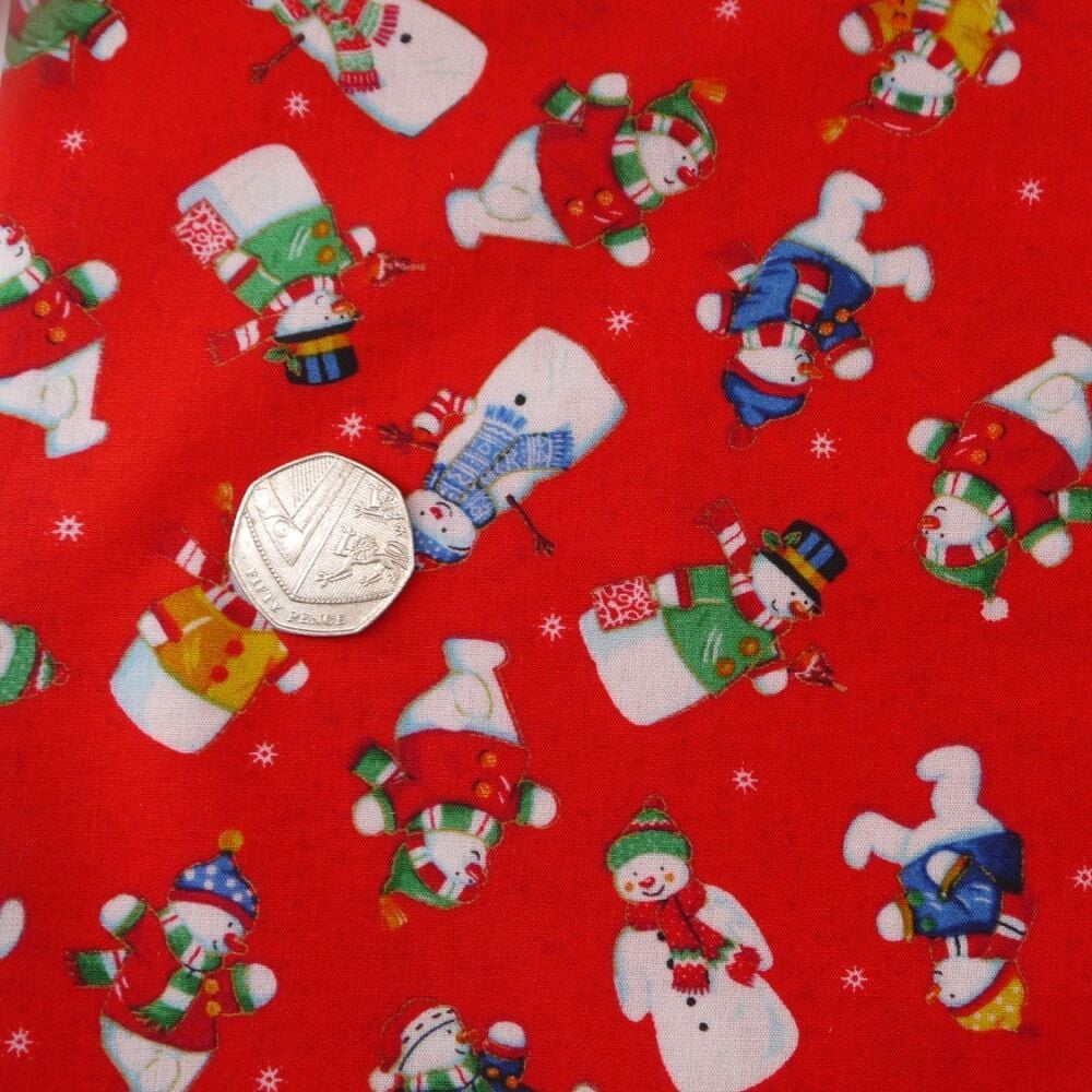 FROSTY FESTIVE FRIENDS - 100% COTTON