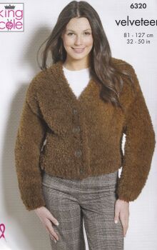 6320 CARDIGAN AND WAISTCOAT KNITTING PATTERN BY KING COLE