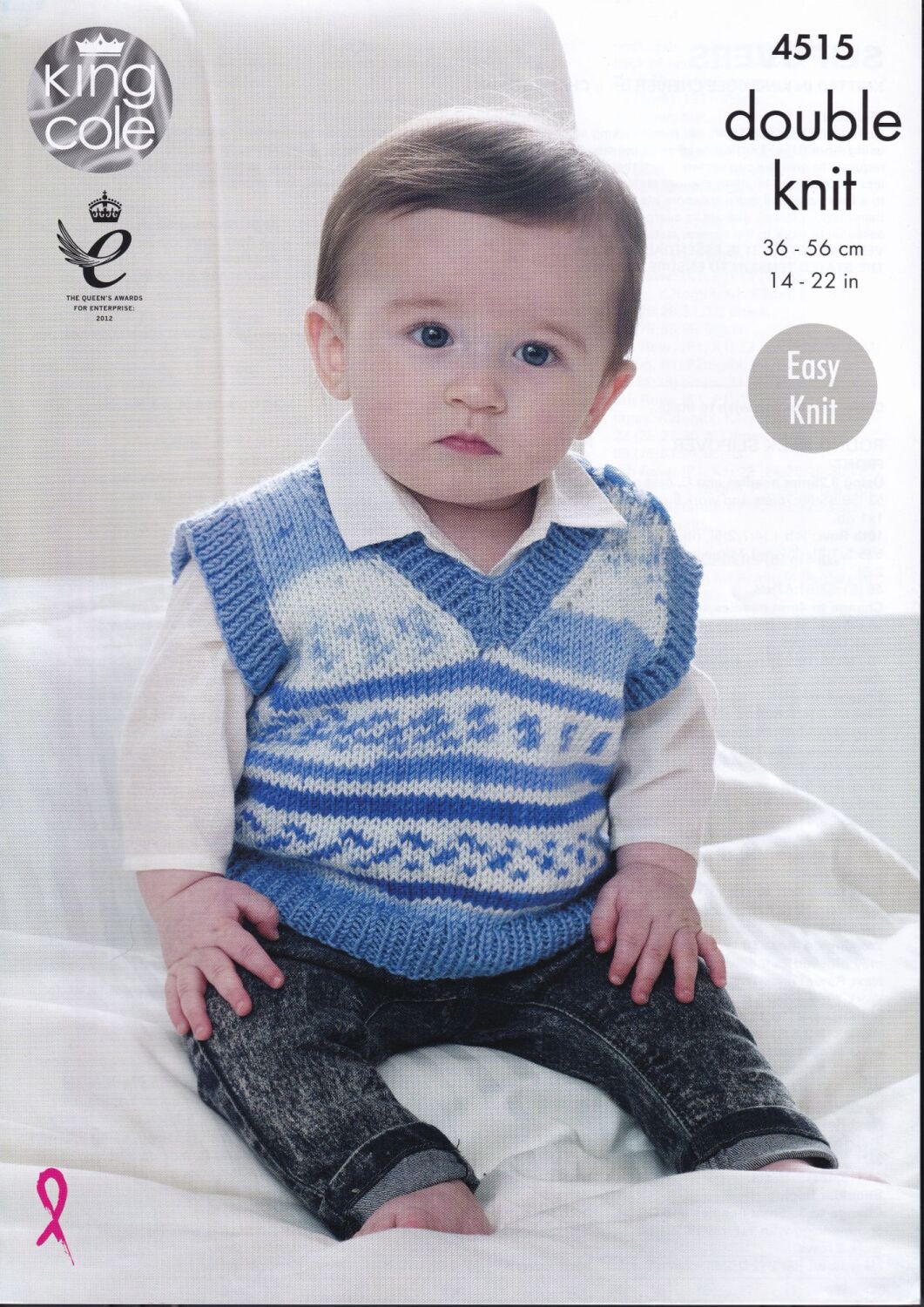 4515 SLIPOVERS KNITTING PATTERN BY KING COLE