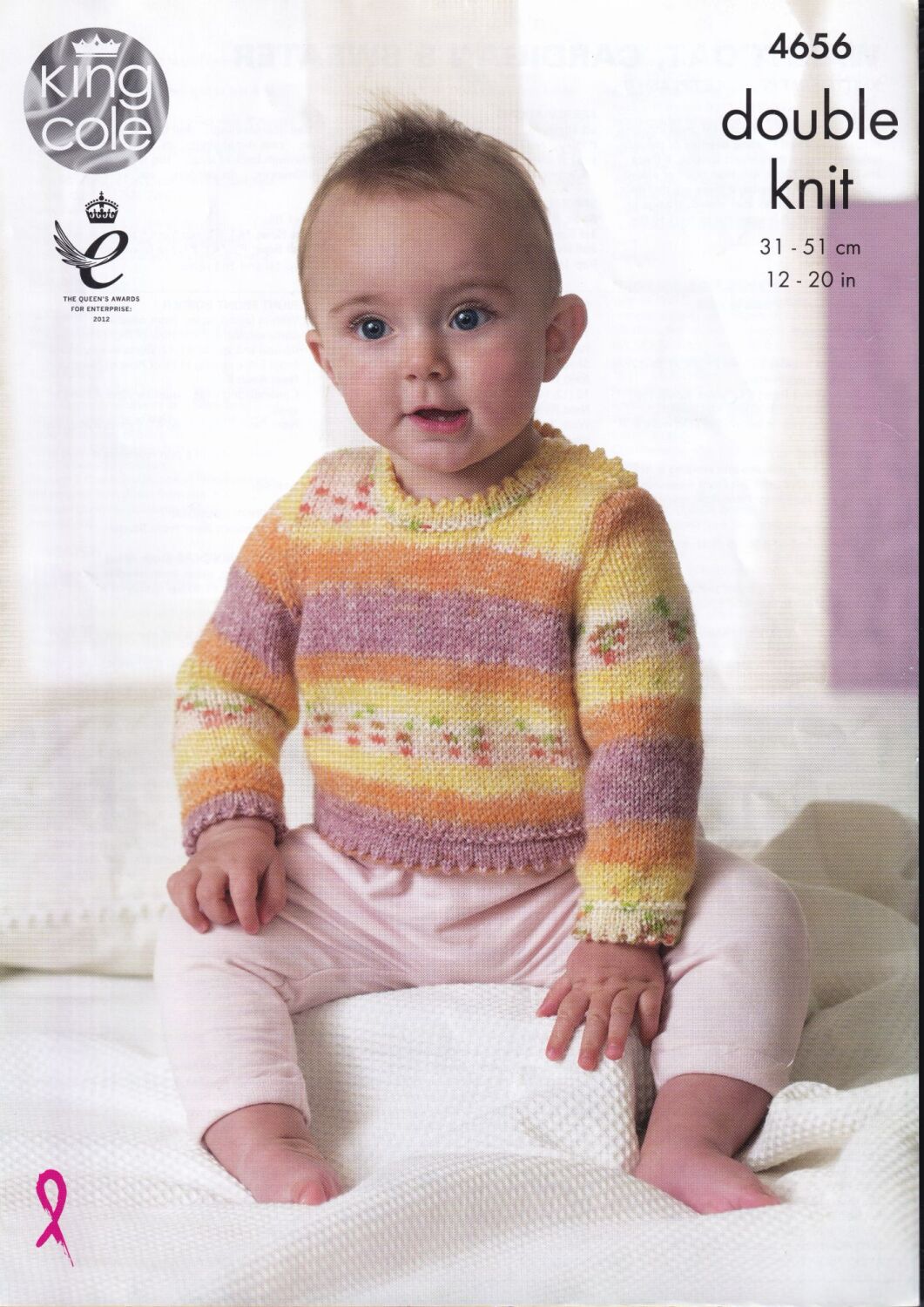 4656 WAISTCOAT, CARDIGAN AND SWEATER KNITTING PATTERN BY KING COLE