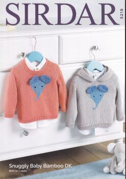 5219 ELEPHANT SWEATERS KNITTING PATTERN BY SIRDAR