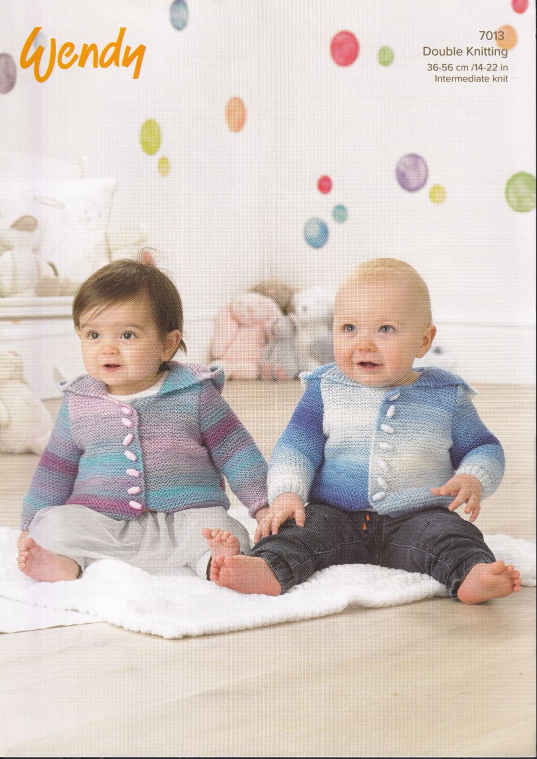 7013 CARDIGANS KNITTING PATTERN BY WENDY WOOLS