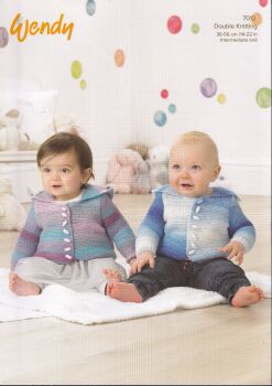 7013 CARDIGANS KNITTING PATTERN BY WENDY WOOLS