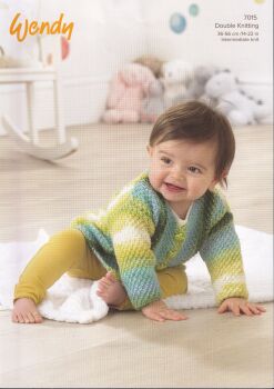 7015 SWEATERS AND CARDIGAN KNITTING PATTERN BY WENDY WOOLS
