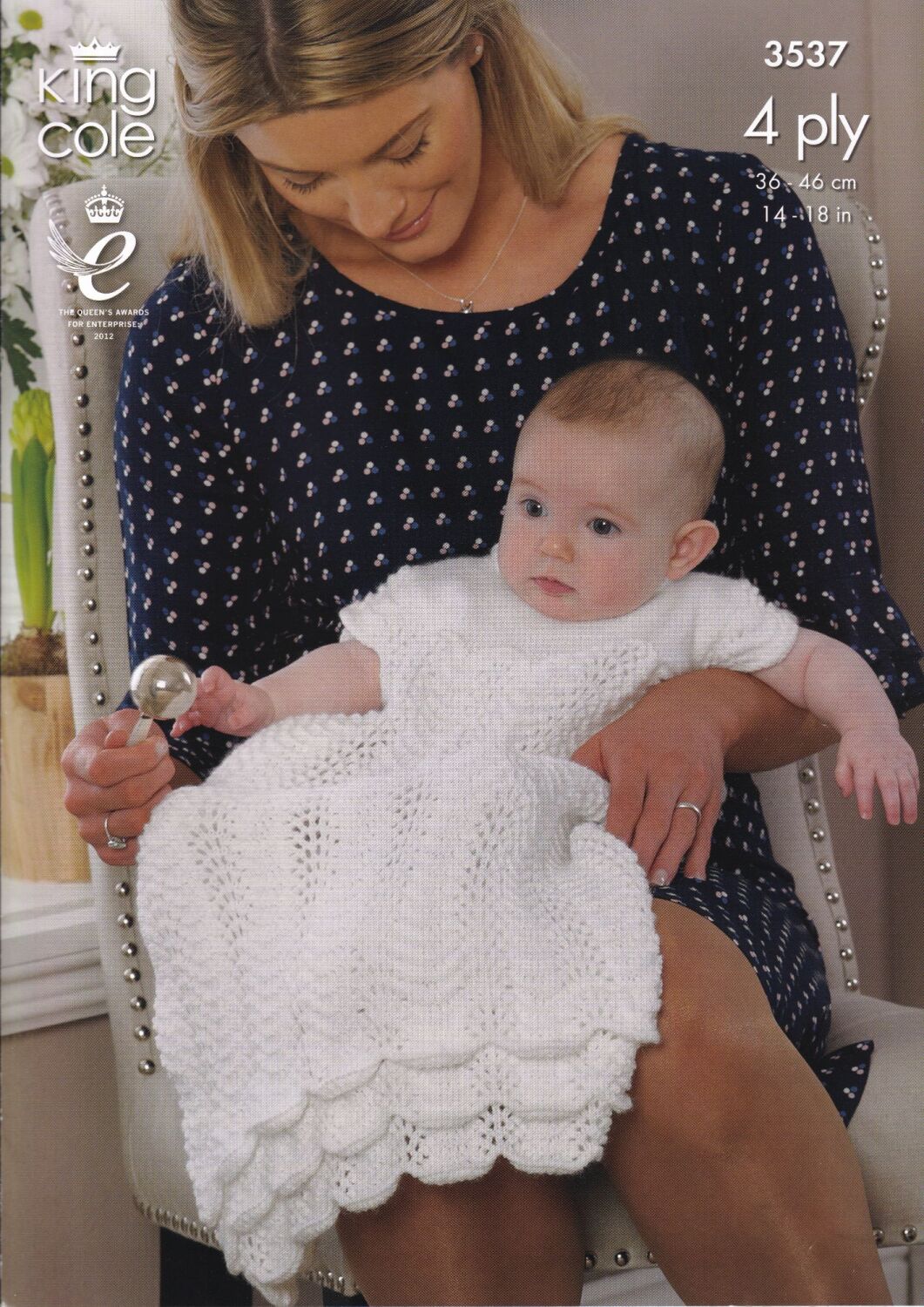 3537 CHRISTENING SET KNITTING PATTERN BY KING COLE
