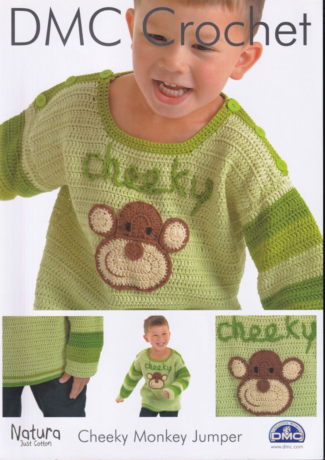 CHEEKY MONKEY JUMPER CROCHET PATTERN BY DMC