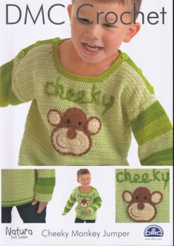 CHEEKY MONKEY JUMPER CROCHET PATTERN BY DMC