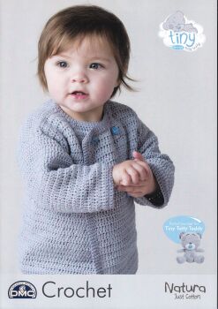 TATTY TEDDY BABY CARDIGAN CROCHET PATTER BY DMC