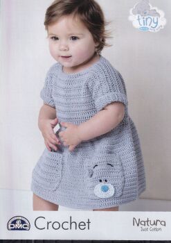 TATTY TEDDY BABY SLOUCHY DRESS CROCHET PATTERN BY DMC