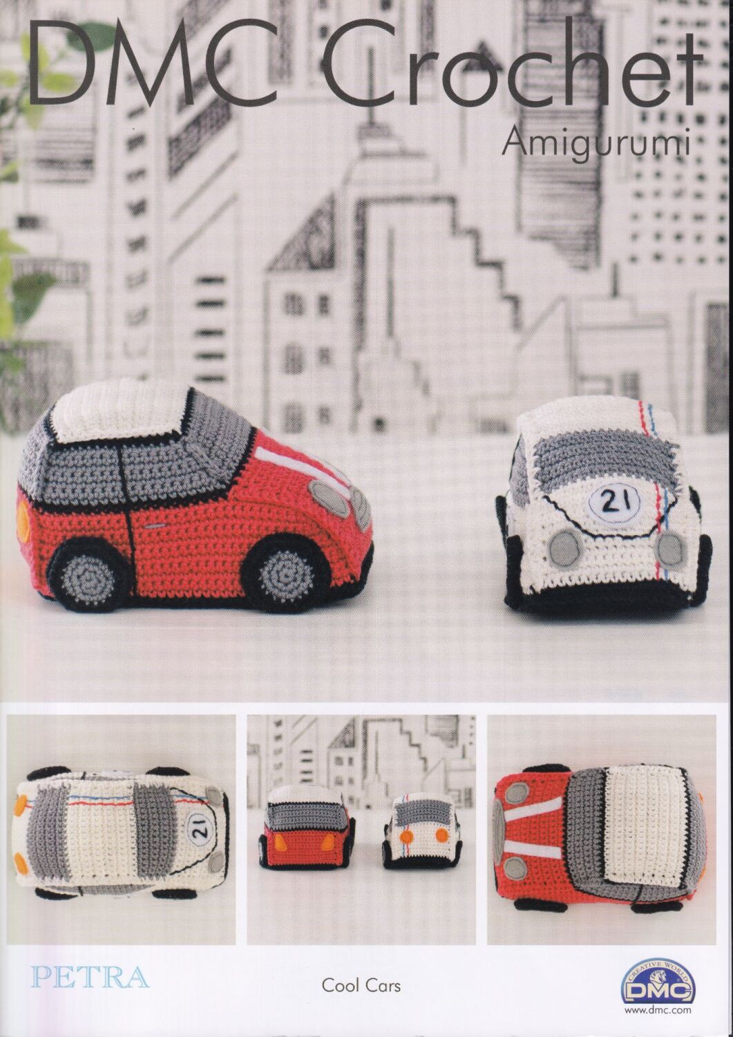 COOL CARS CROCHET PATTERN BY DMC