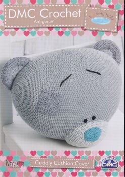 TATTY TEDDY CUDDLY CUSHION COVER CROCHET PATTERN BY DMC