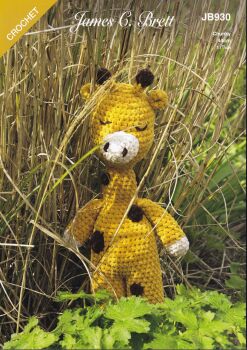 JB930 GEORGE GIRAFFE CROCHET PATTERN BY JAMES.C.BRETT