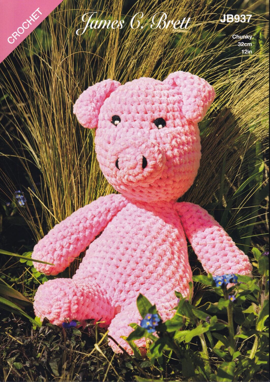 JB937 PETUNIA PIG CROCHET PATTERN BY JAMES.C.BRETT