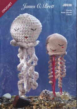 JB938 JASMINE AND JOY JELLYFISH CROCHET PATTERN BY JAMES.C.BRETT