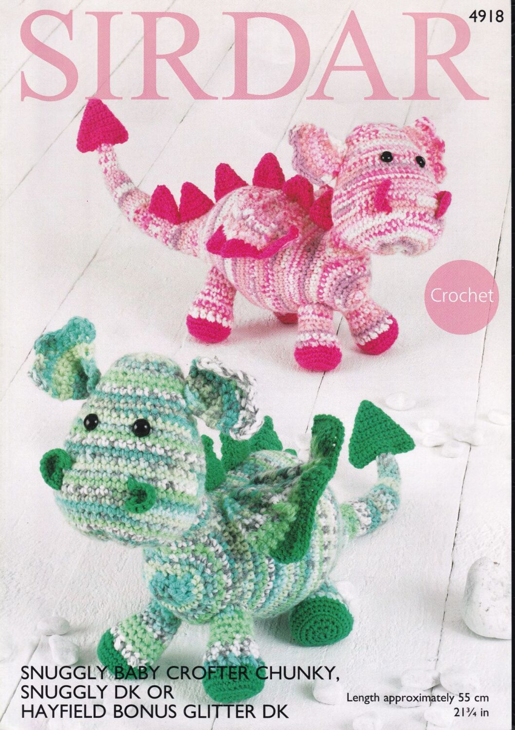 4918 DRAGON CROCHET PATTERN BY SIRDAR
