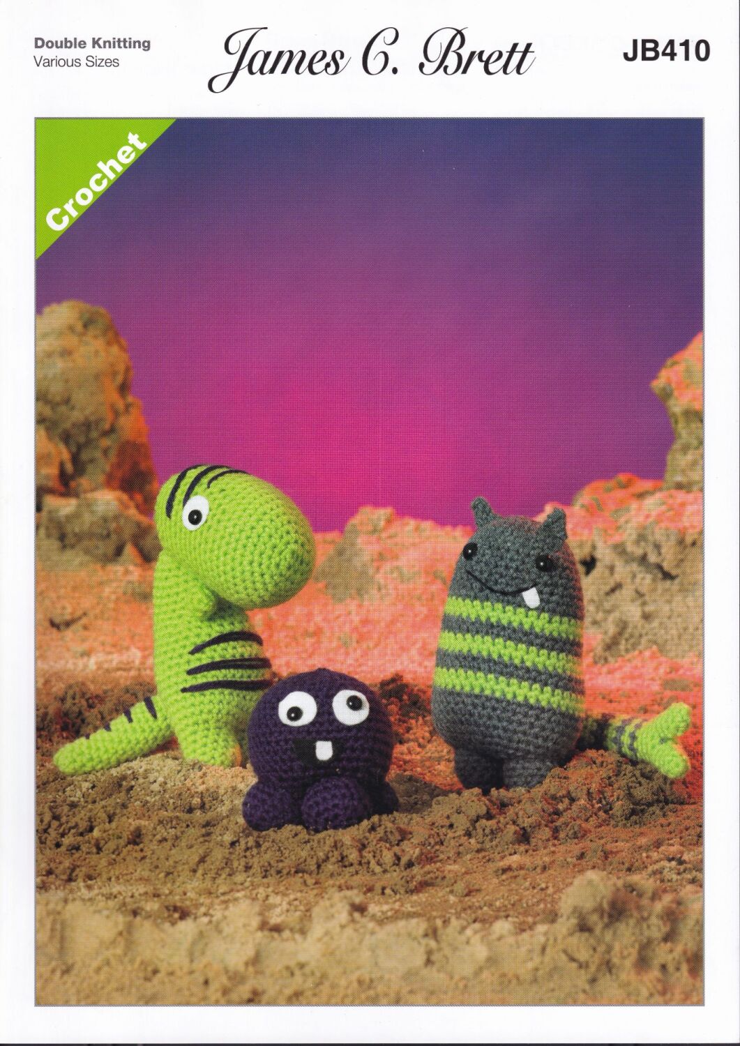 JB410 MAGIC MONSTERS 1 CROCHET PATTERN