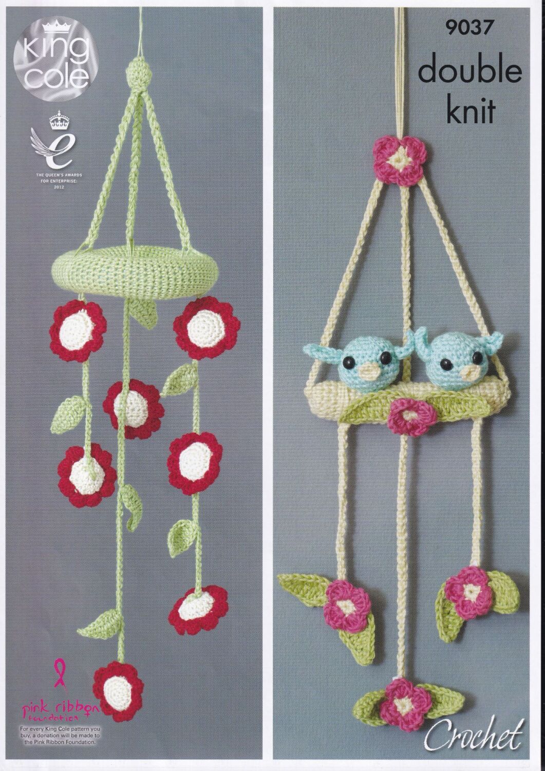 9037 BABY MOBILES CROCHET PATTERN BY KING COLE