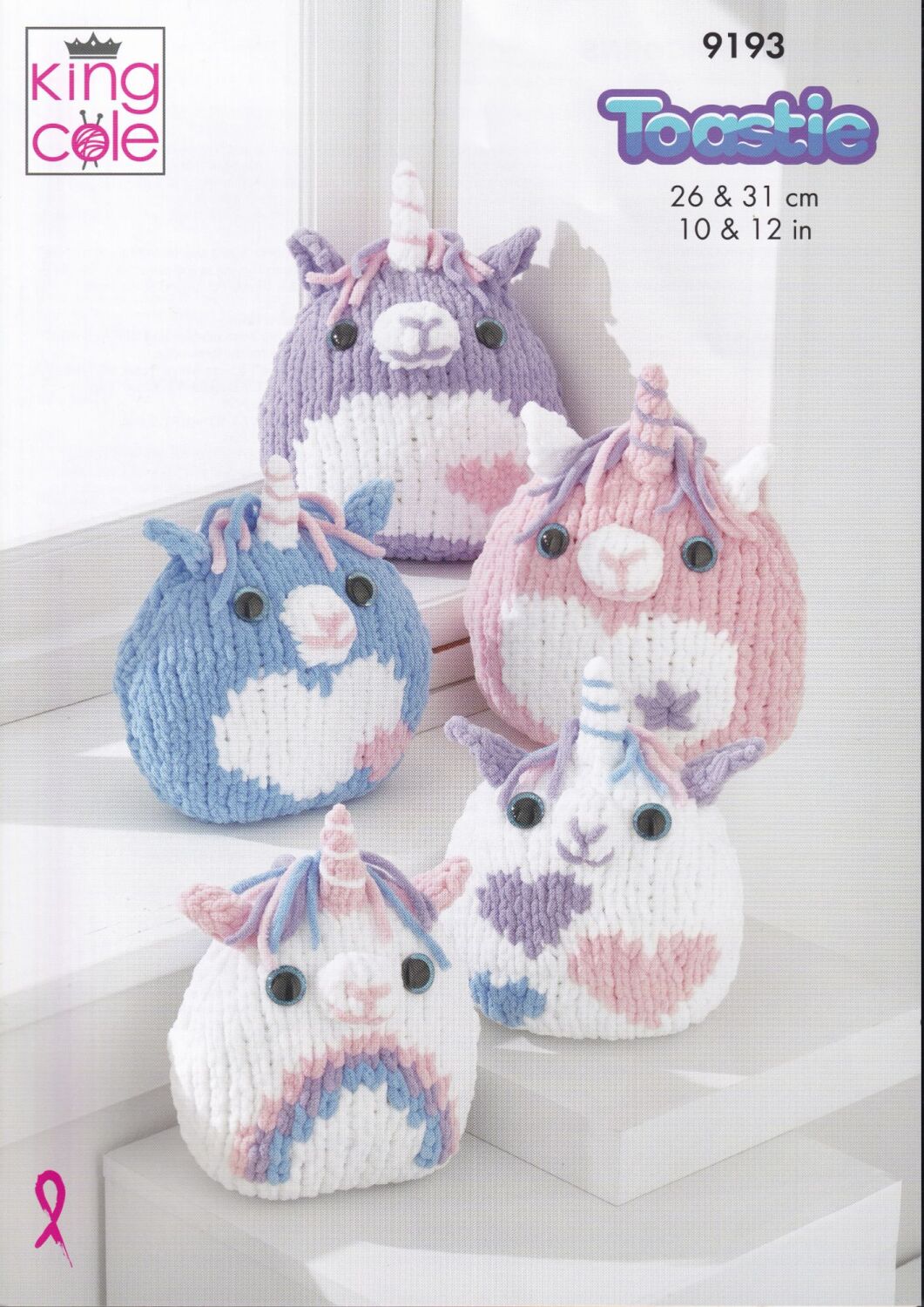 9193 UNICORN KNITTING PATTERN BY KING COLE