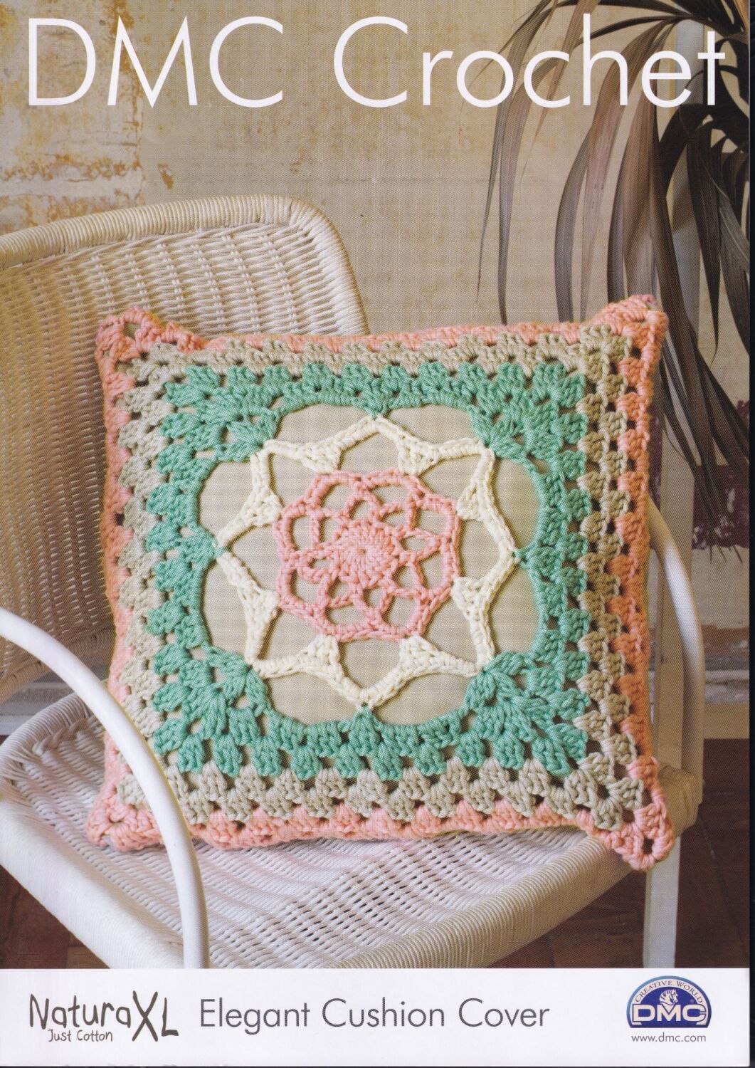 ELEGANT CUSHION COVER CROCHET PATTERN BY DMC