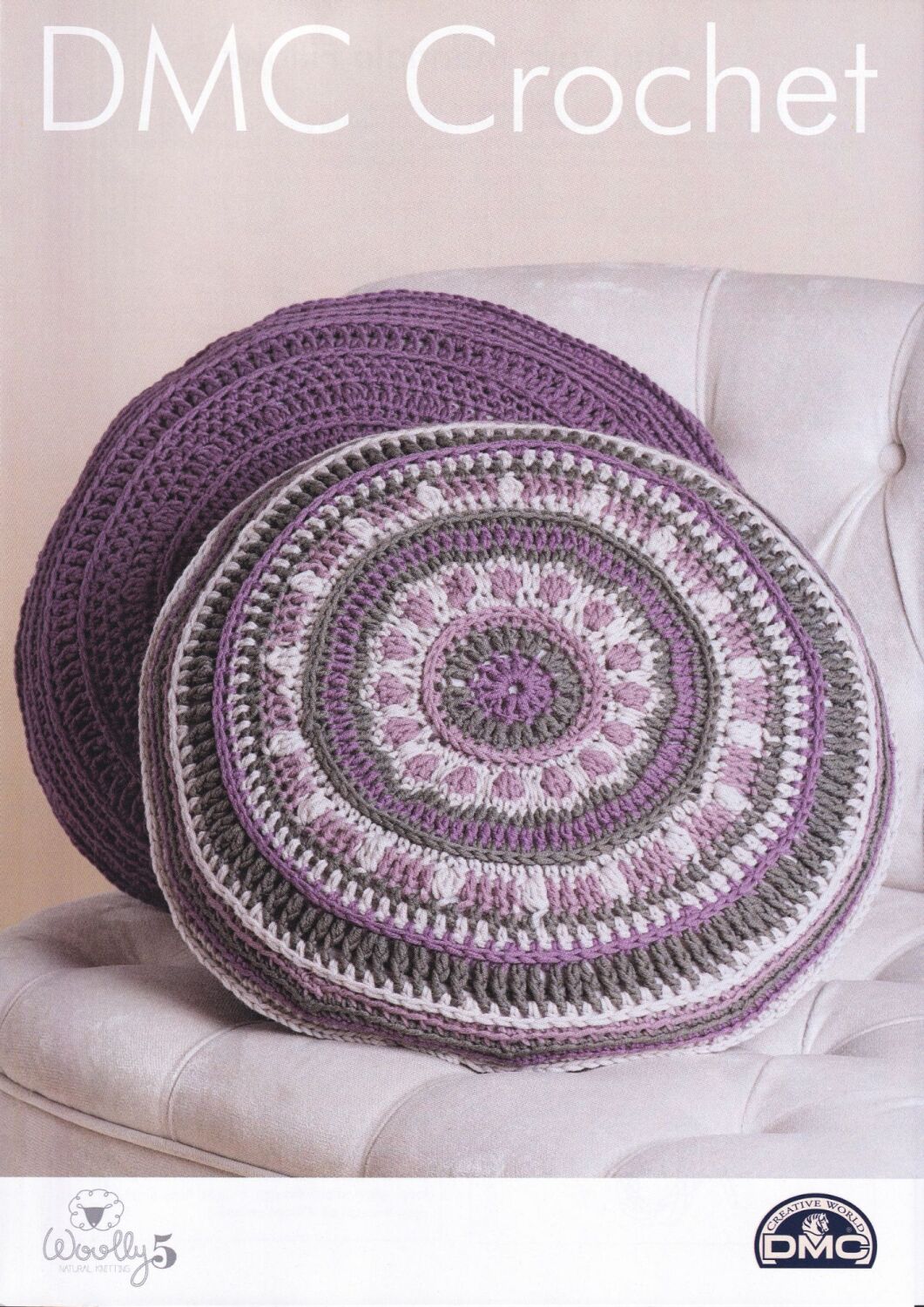 MIND YOUR MANDALA PILLOWS CROCHET PATTERN BY DMC