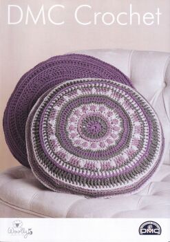 MIND YOUR MANDALA PILLOWS CROCHET PATTERN BY DMC