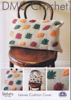 LEAF CUSHION COVER CROCHET PATTERN BY DMC