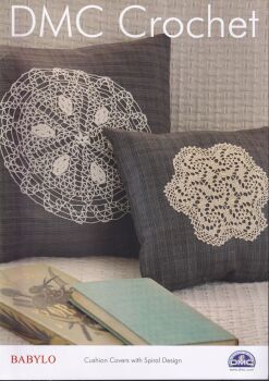CUSHION COVERS WITH SPIRAL DESIGN BY DMC