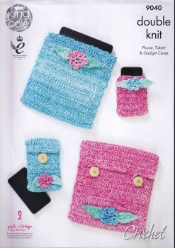 9040 GADET ACCESSORIES CROCHET PATTERN BY KING COLE