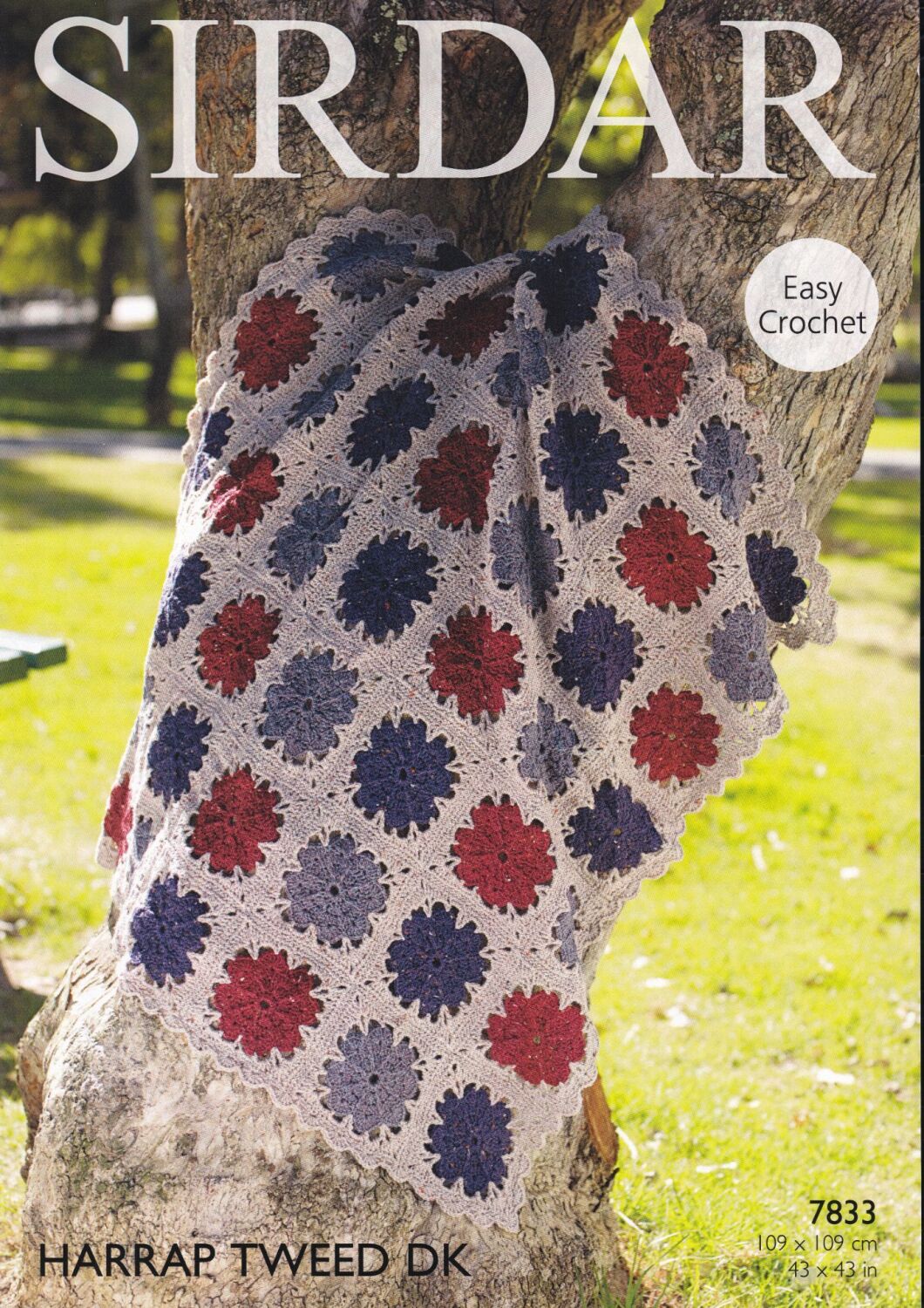 7833 BLANKET CROCHET PATTERN BY SIRDAR