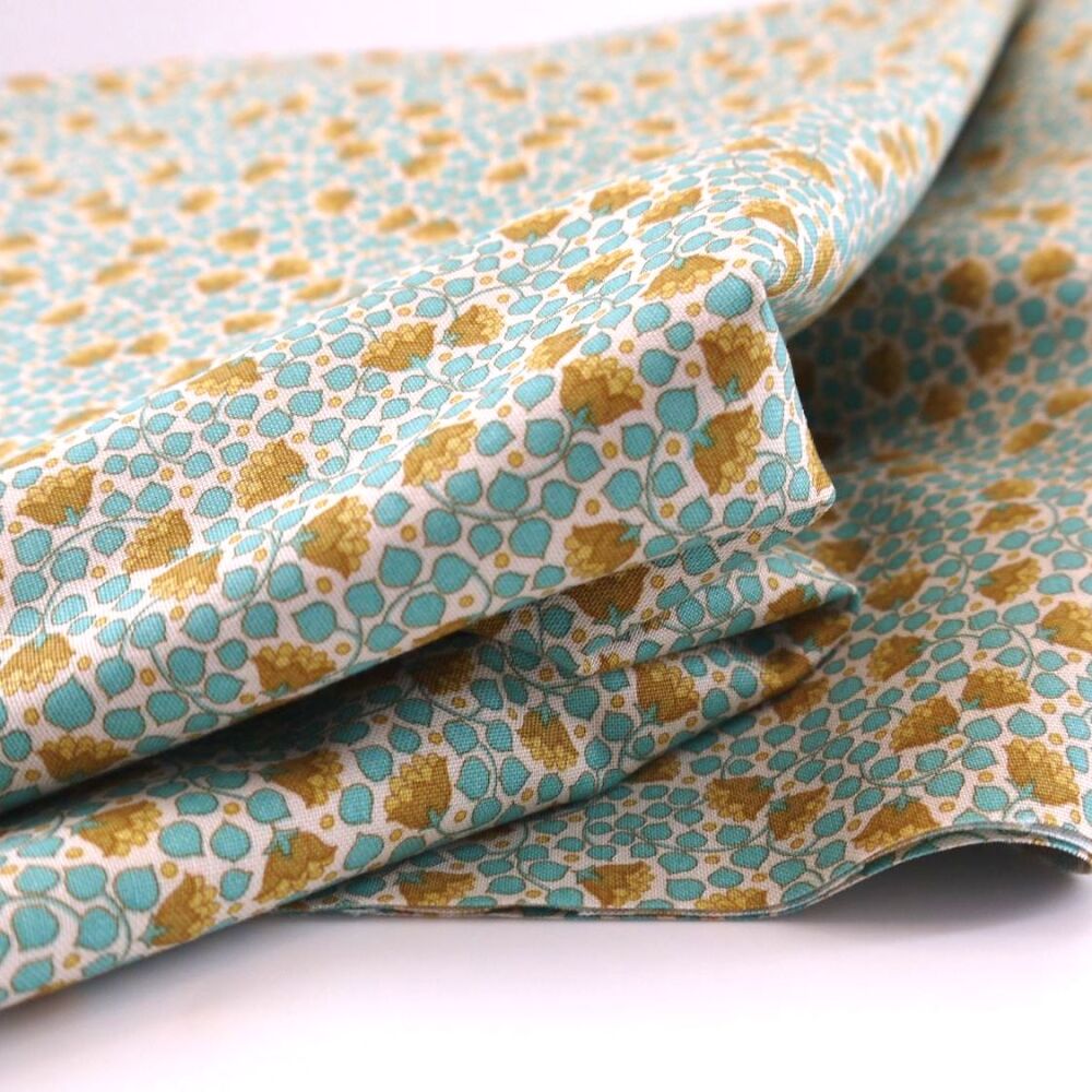 WALLFLOWER- BELL FLOWER TEAL- BY TILDA