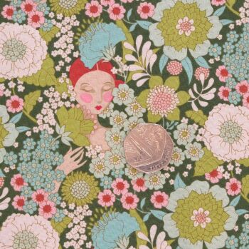 WALLFLOWER- WALLFLOWER GREEN- BY TILDA