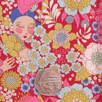WALLFLOWER- WALLFLOWER BURGUNDY- BY TILDA